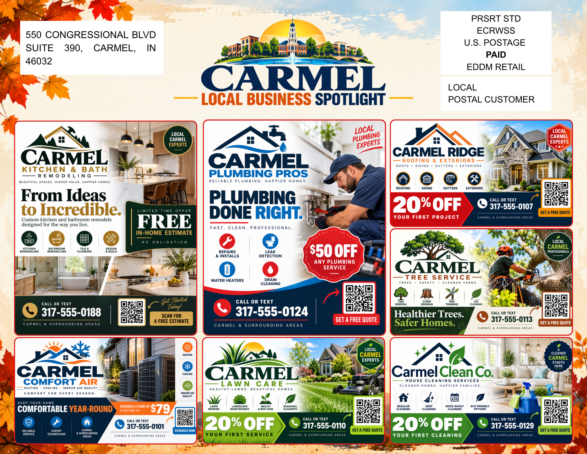 Carmel Local Business Spotlight front